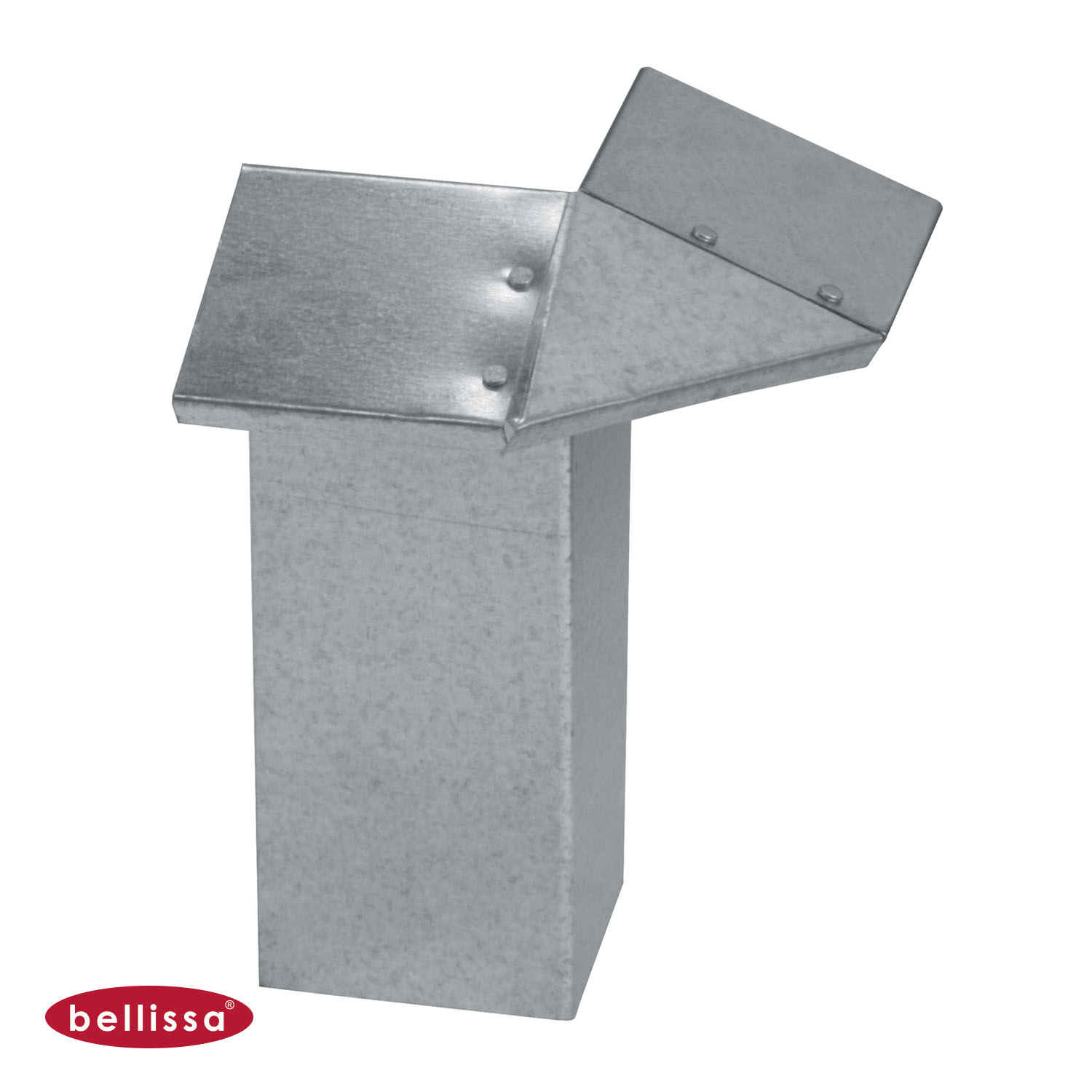 Schneckenzaun Blech Eckteil - extra hoch 200 mm