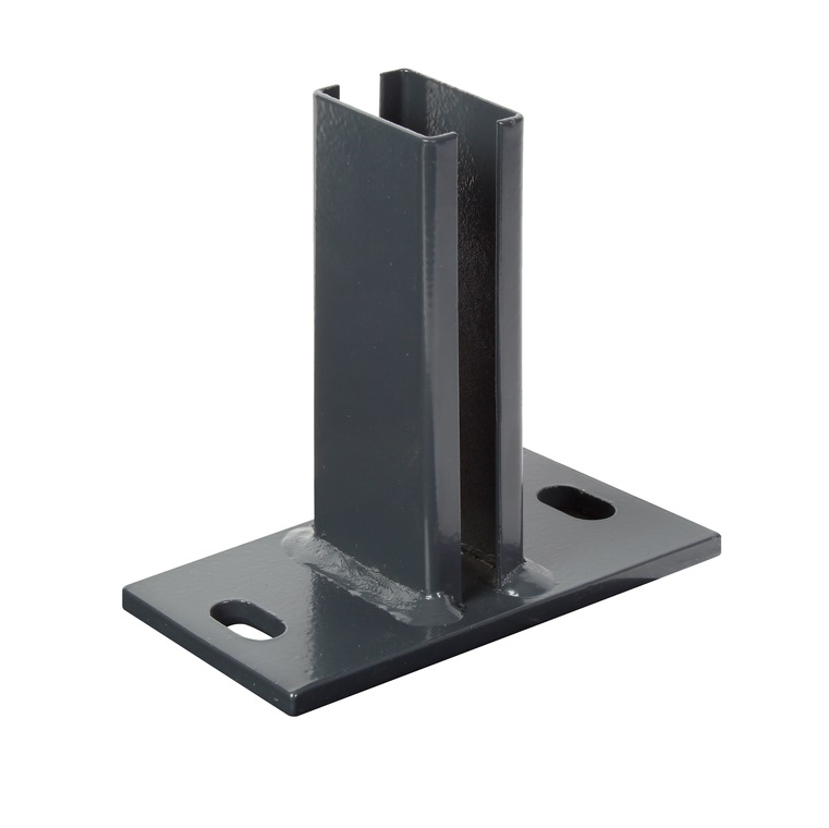 Bodenplatte 60x40 mm - 80x150 mm anthrazit