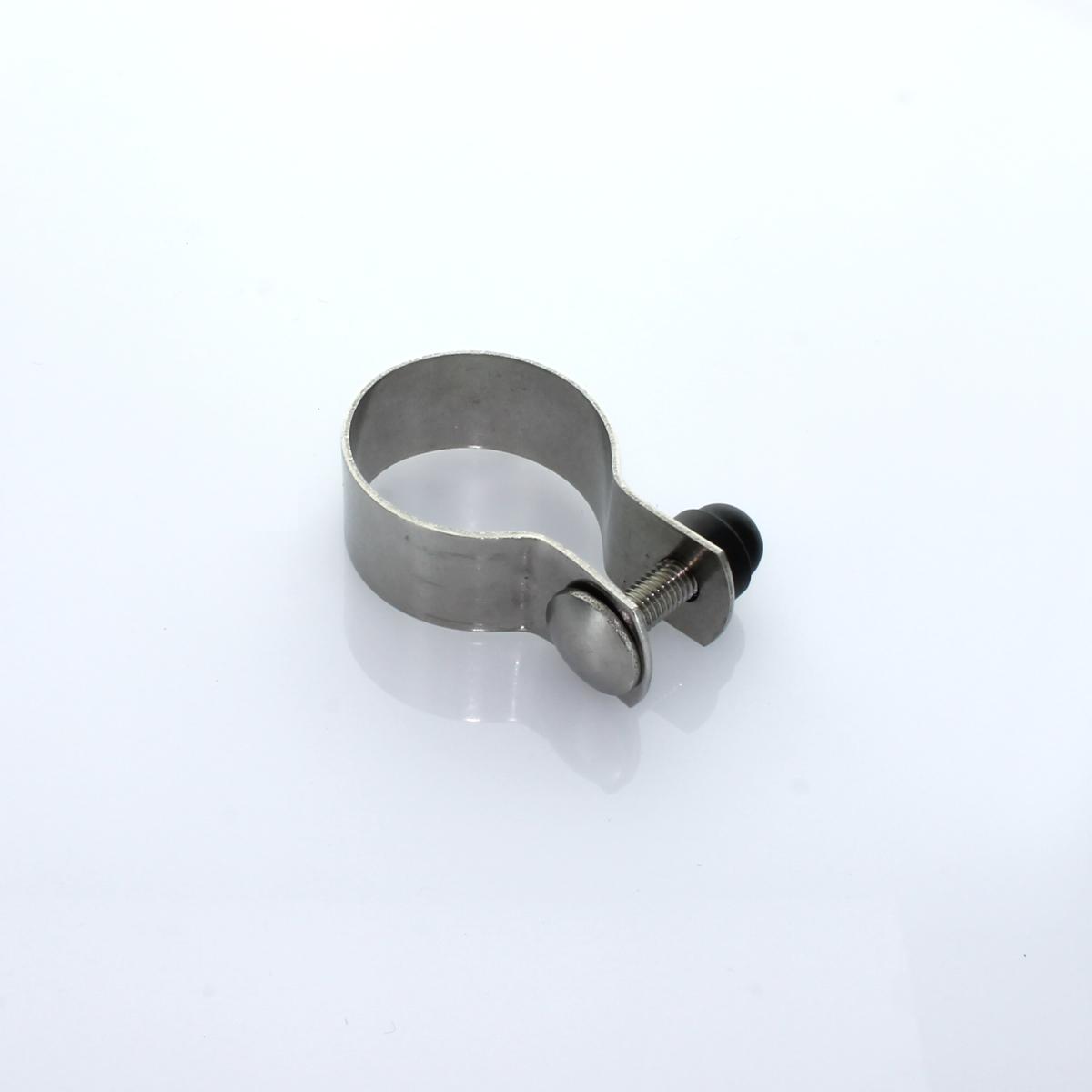 Schelle Ø 042 mm Edelstahl cpl. mit Zubehör