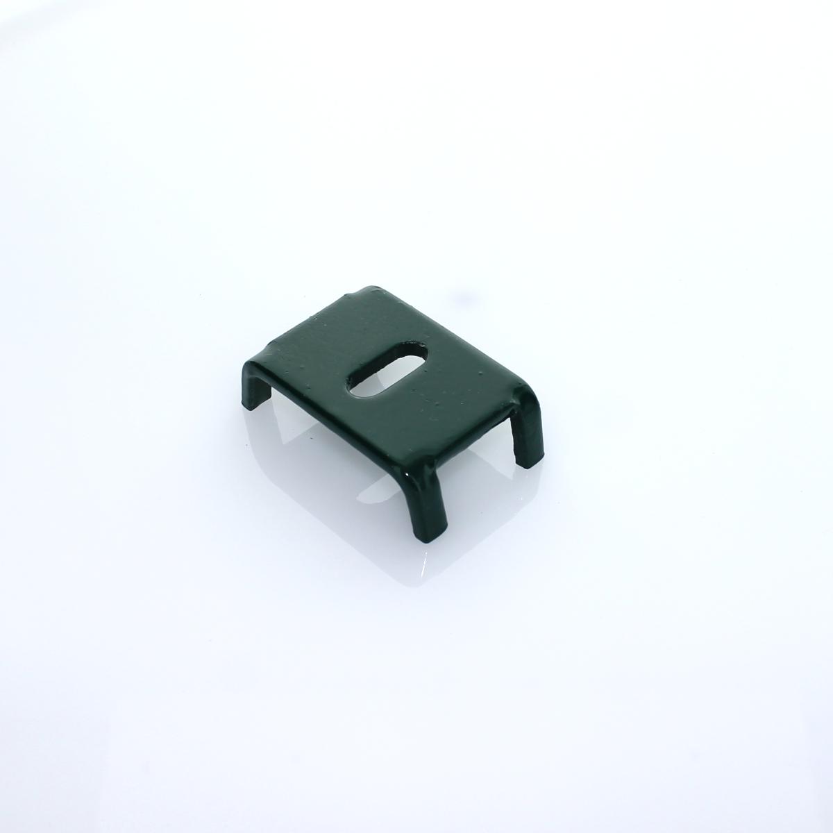 Gittermattenhalter für Zaunpfosten 60 x 40 mm grün