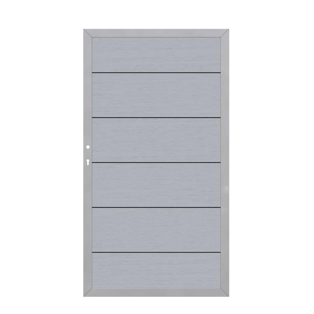 Tor WPC XL 0980 x 1800 mm 1flgl. grau