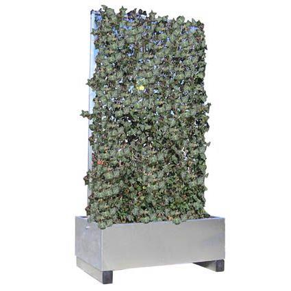 Hecke am laufenden Meter® - Das Original 1200 x 1800 mm im Pflanzkübel verzinkt