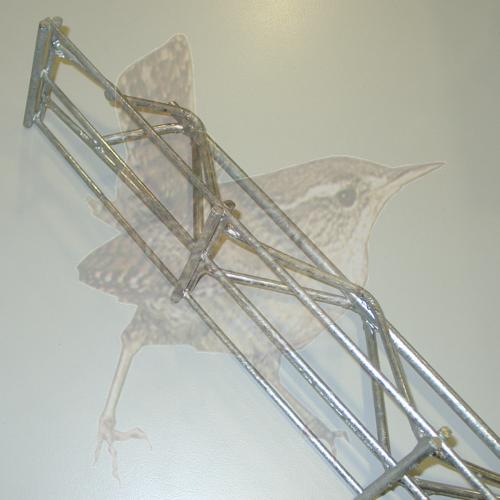 Wandsystem 100 mm Zaunsäule 0800 mm