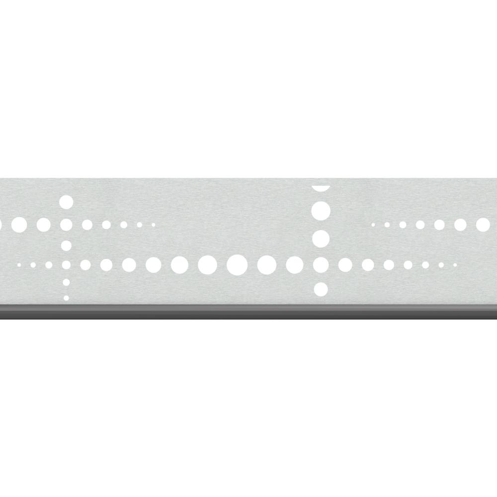 Sichtschutz Dekorprofile Silber Puls 150 mm