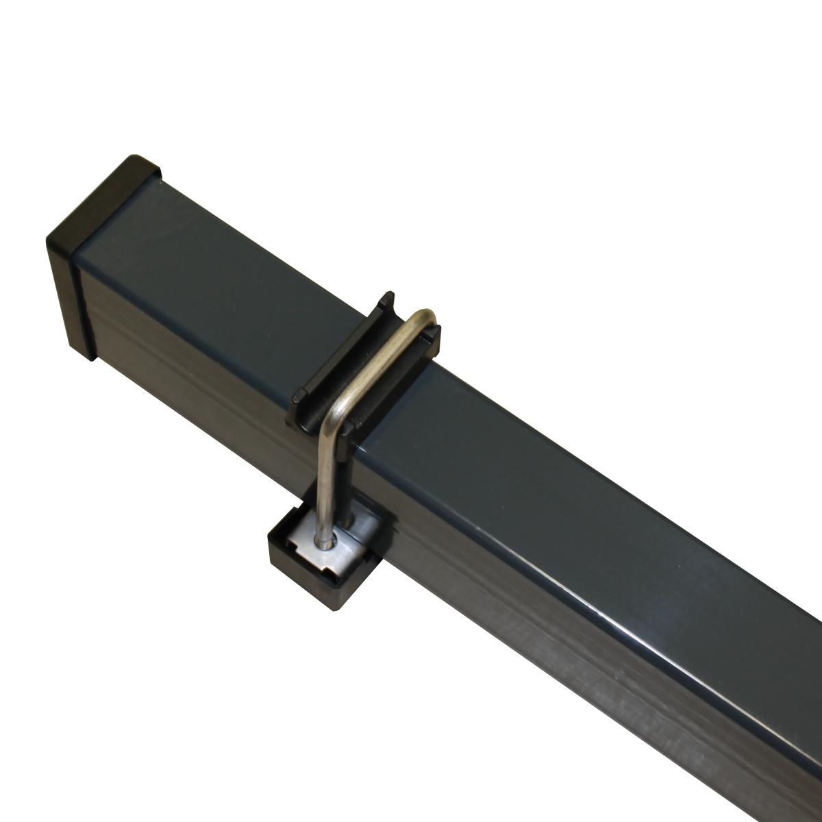 Höhe 1030 mm anthrazit, Zaunpfosten Typ Pallas Mitte