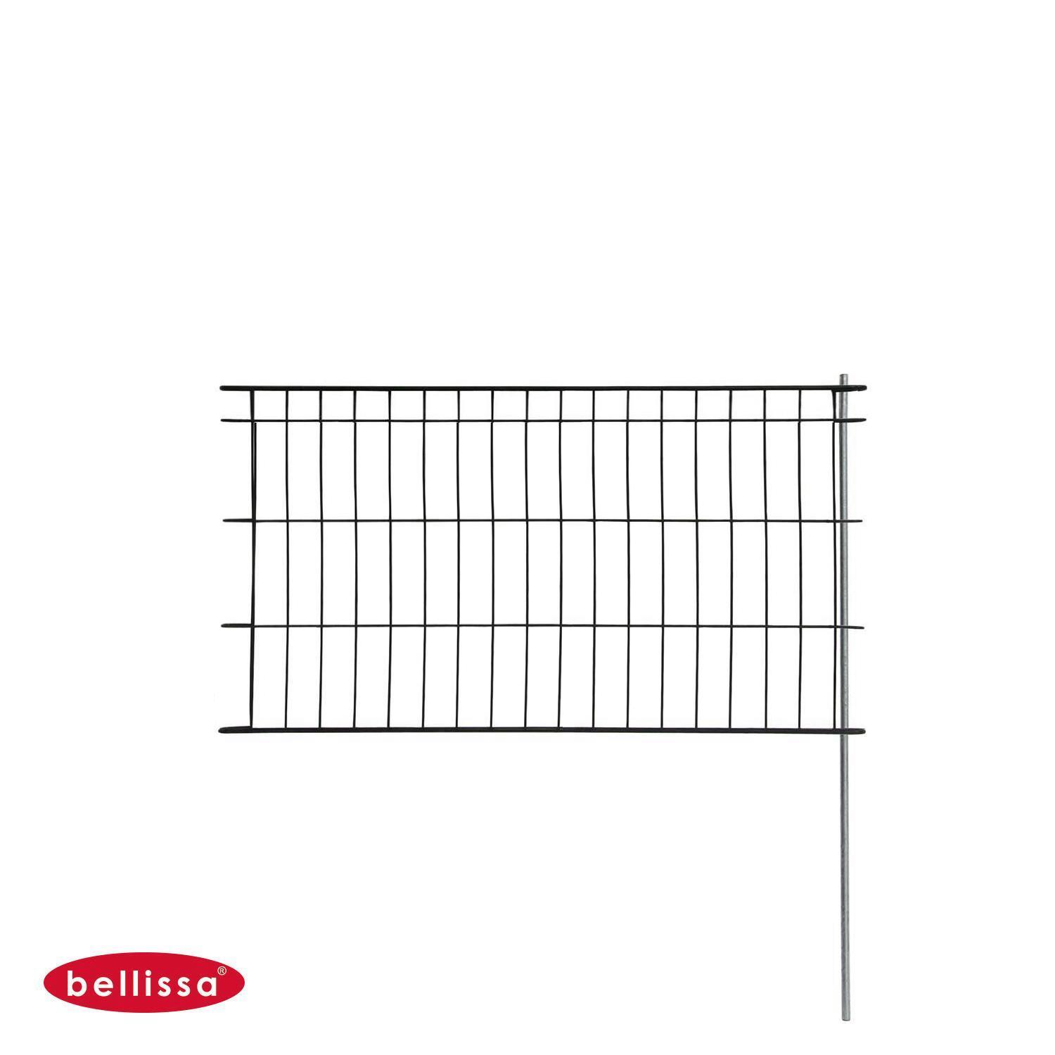 Steckzaun Glatt 760 x 300 mm grün Rabattenzaunn