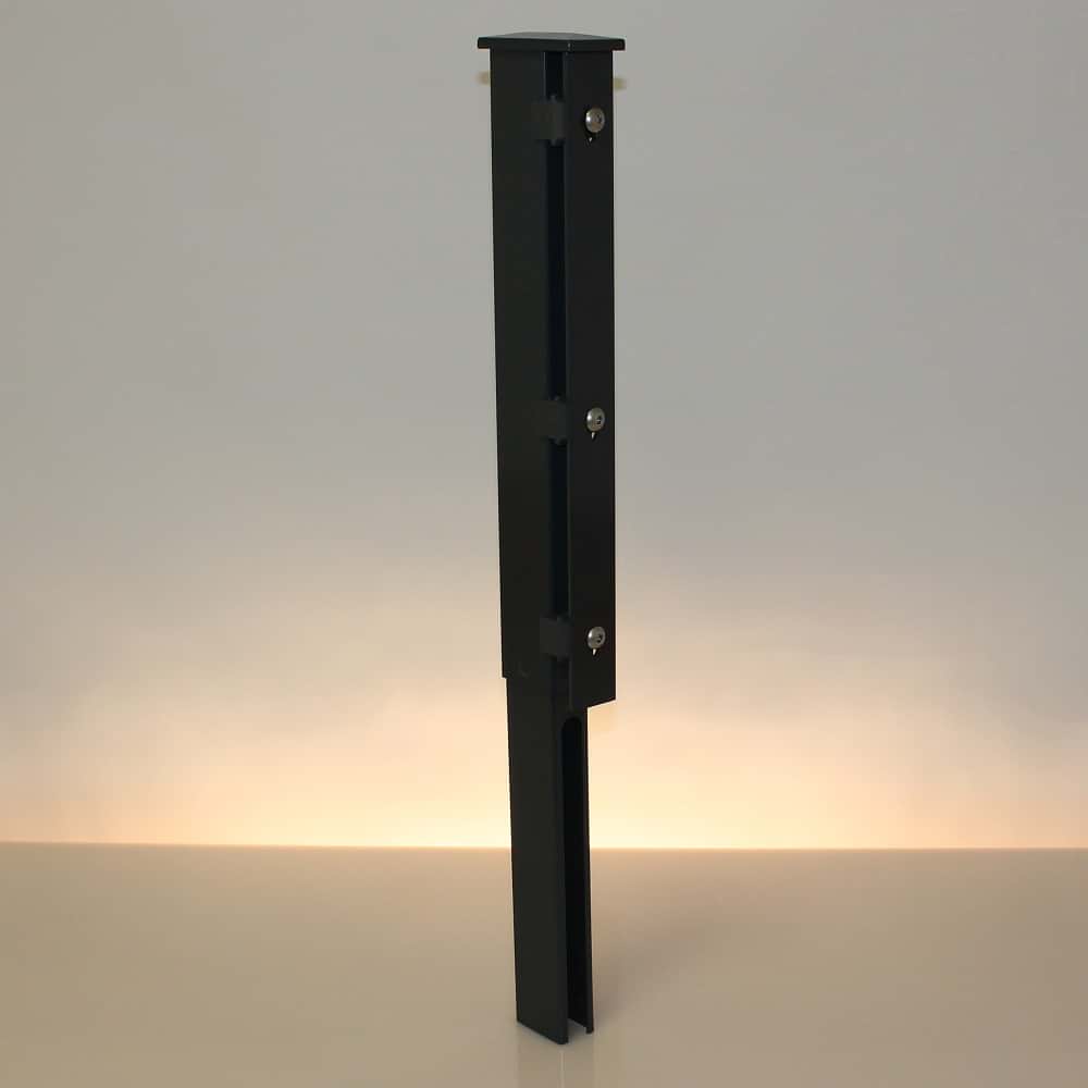 Zaunerhöhung 400 mm Pfostenverlängerung HS anthrazit