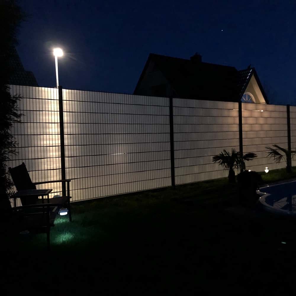 Der stabile Sichtschutzstreifen 190 x 2550 mm, Transparent