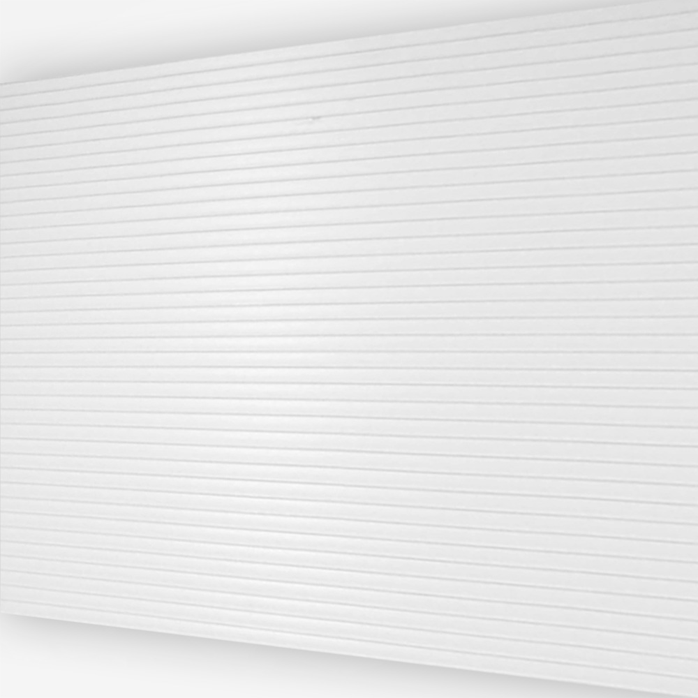 Der stabile Sichtschutzstreifen 190 x 2550 mm, Reinweiss