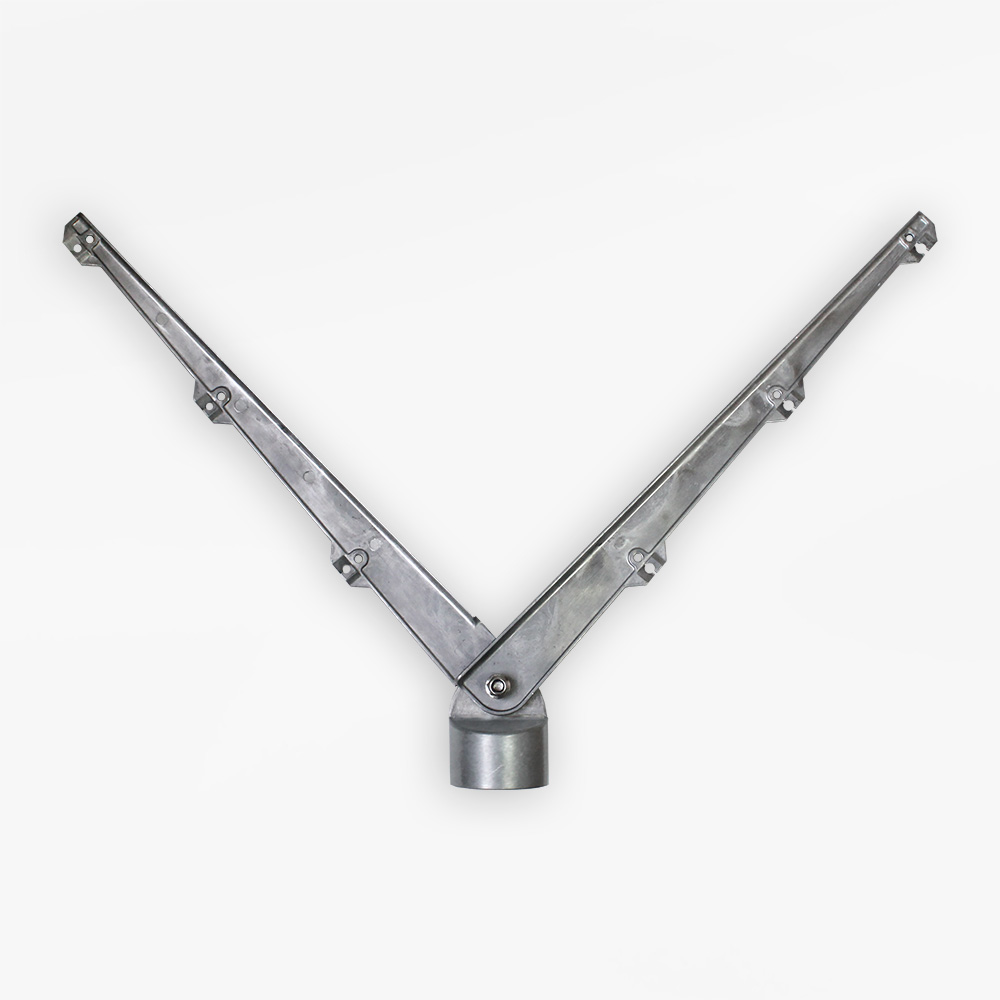 Stacheldrahthalter Modular Kappe Ø 60 mm Alu