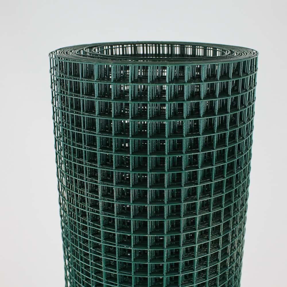 ESAPLAX-Gitter 12,7x12,7x0,90x1500 mm, plastifiziert grün