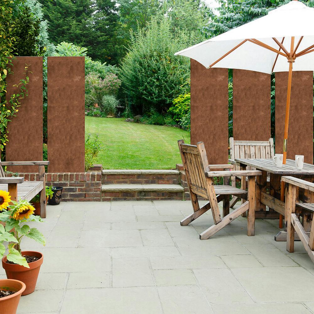 Sichtschutz Palisade 2000 mm - Corten