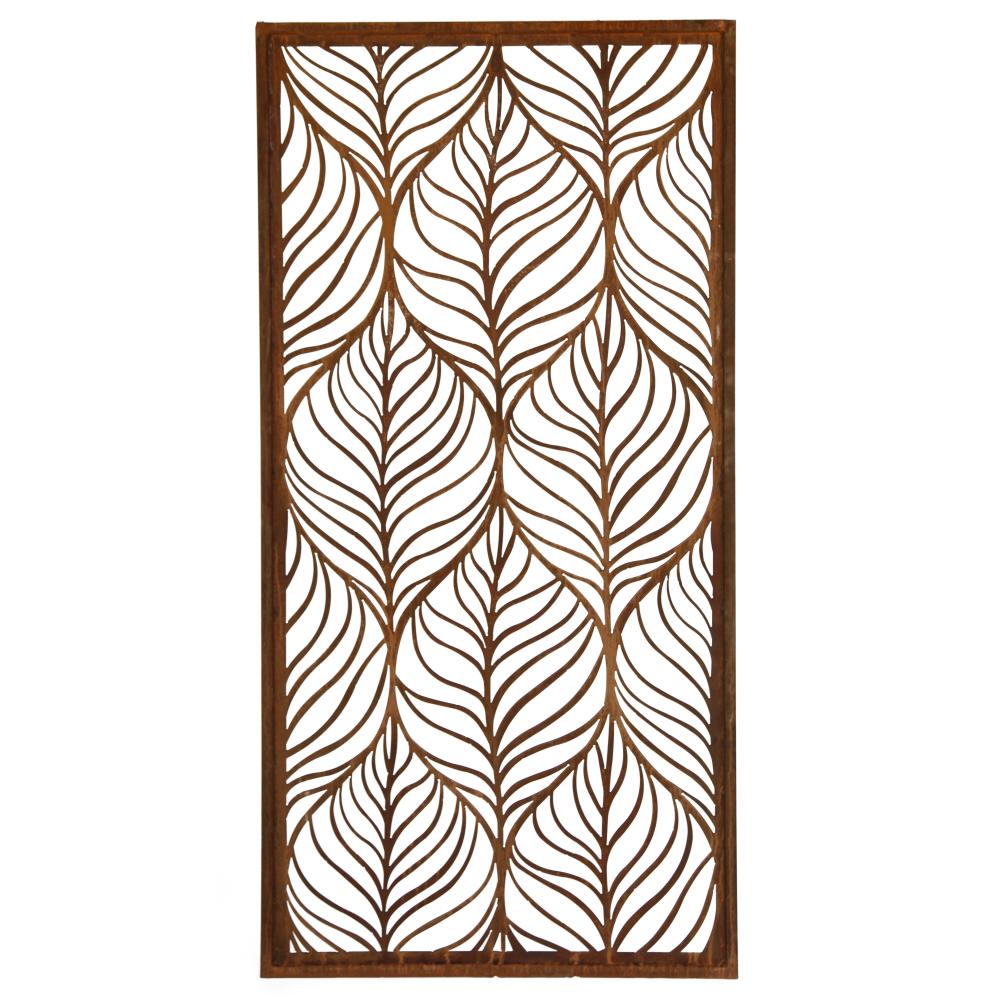 Rost Paravent 1000 x 2000 mm Modern Leaves