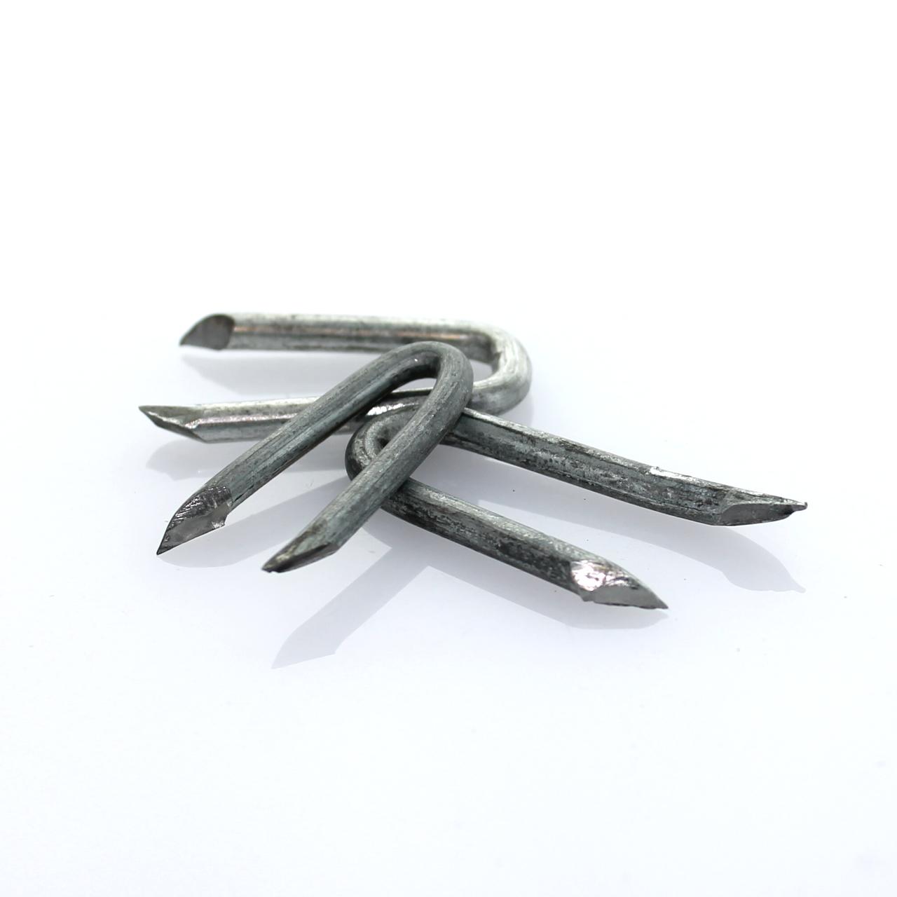 Krampen 4,2x42 mm per kg in verzinkt