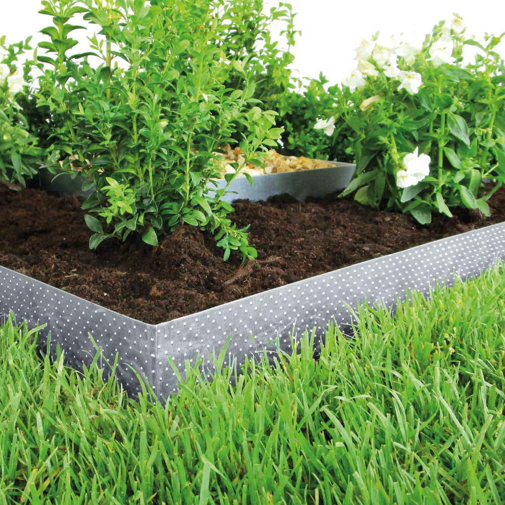 Rasenkante Noppen 140 mm x 5m verzinkt