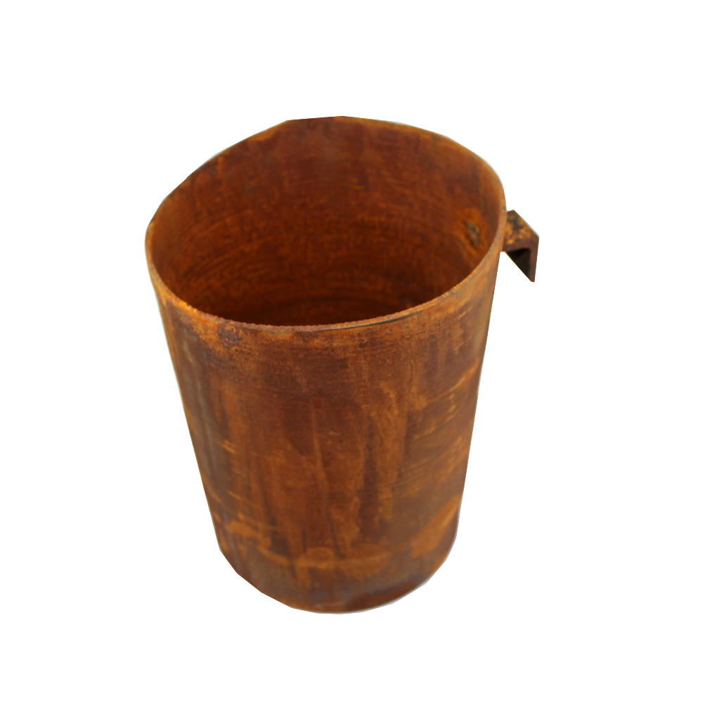 Rost Topf zum Hängen 170 mm für Paravent mit Öffnungen