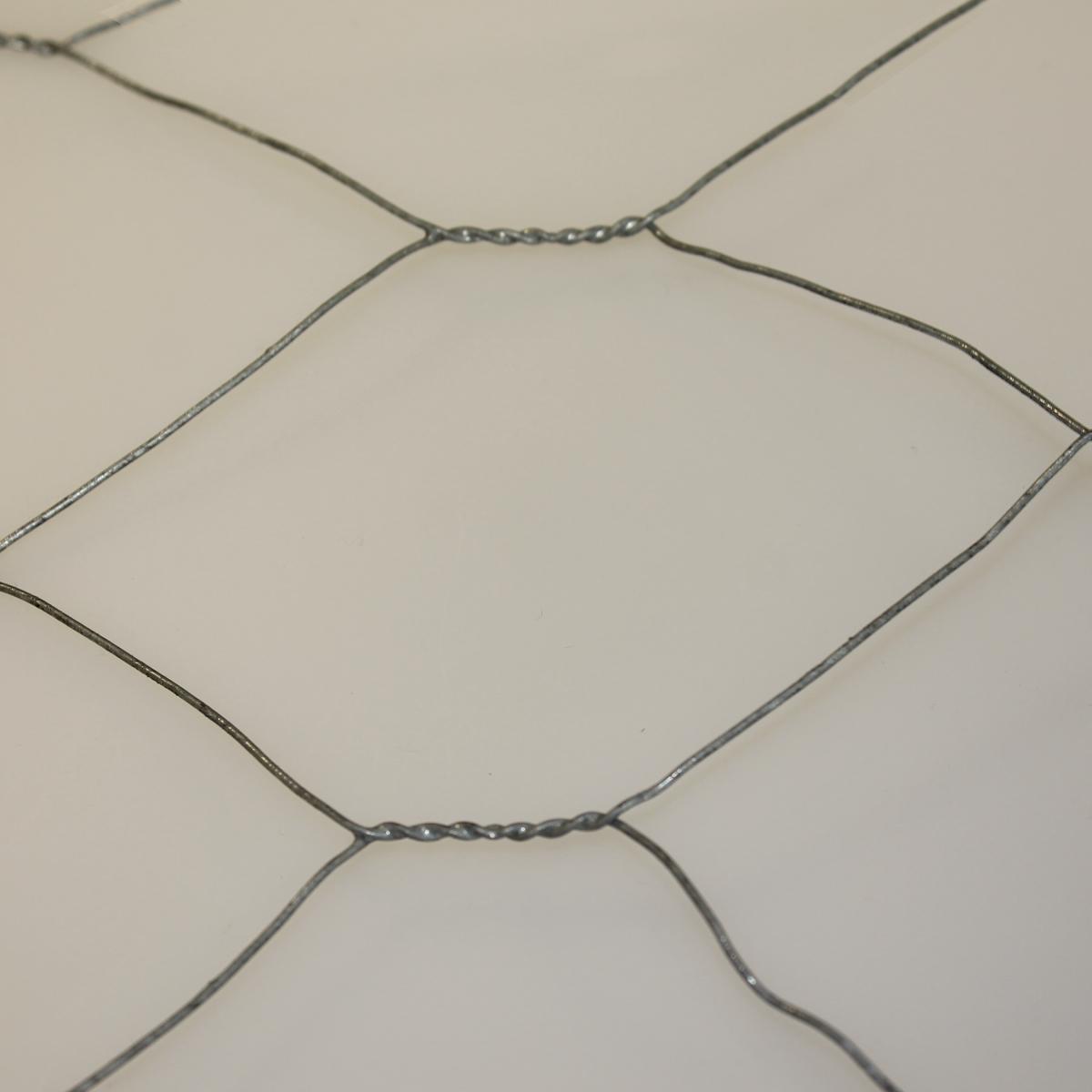 6-eck-Geflecht 75,0x75,0x1,2x1500 mm verzinkt
