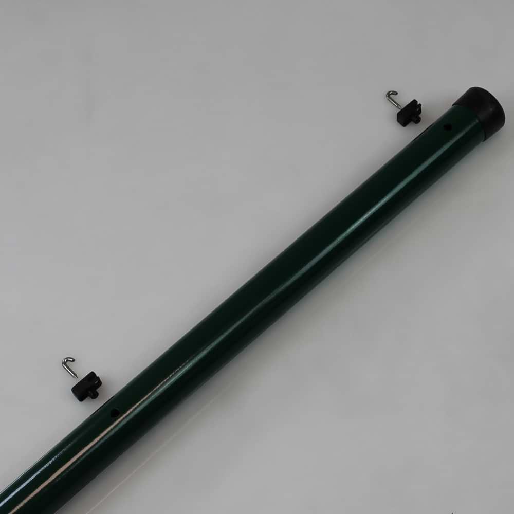 Zaunhöhe 0800 mm, Pfosten grün Ø 42x1250 mm Zaunhöhe 0800 mm, Pfosten grün Ø 42x1250 mm