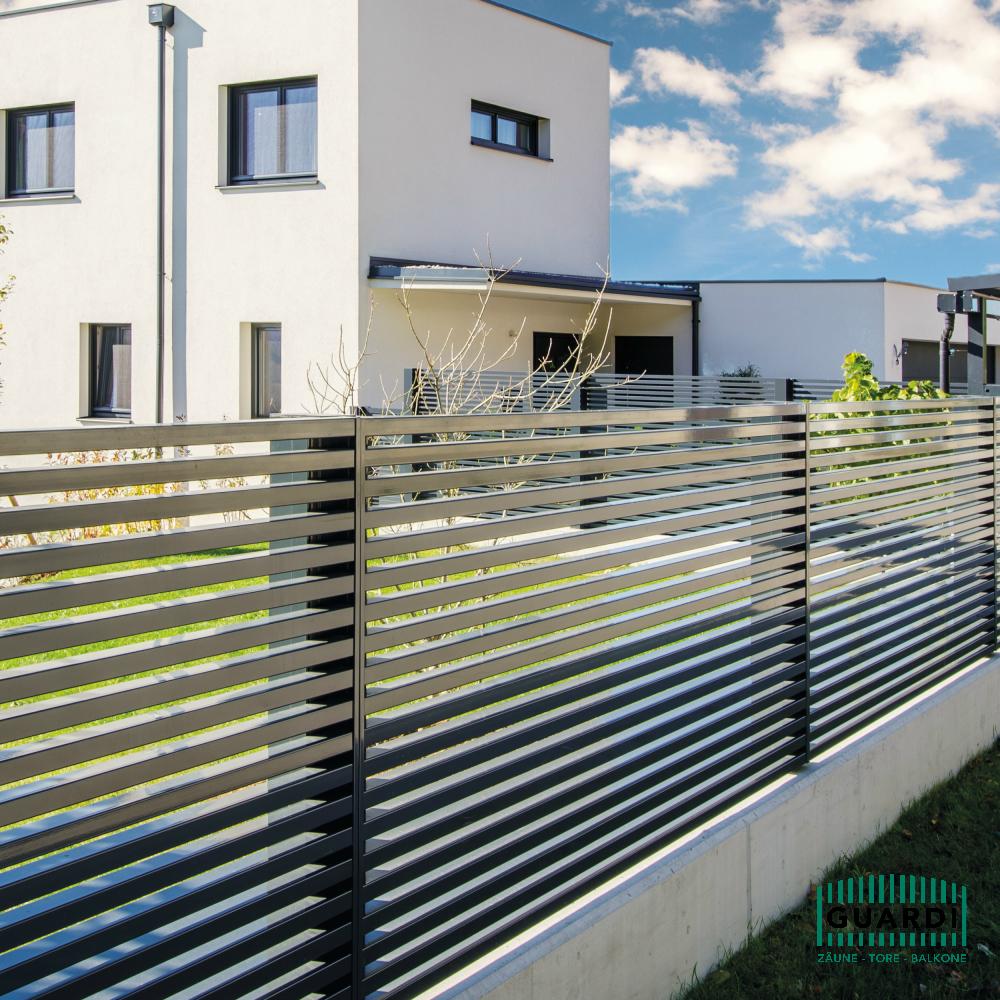 Designzaun Aluminium LINEA