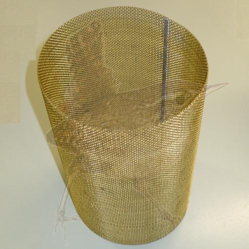 Siebzylinder 335 x 200 mm 1,0 mm Messing