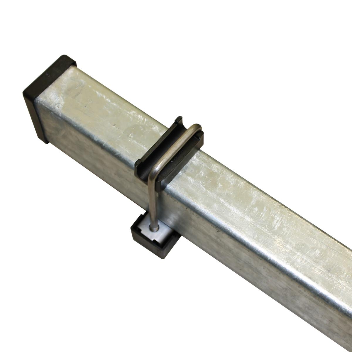 Sickenzaun Höhe 1430 mm verzinkt, Zaunpfosten Typ Pallas Mitte