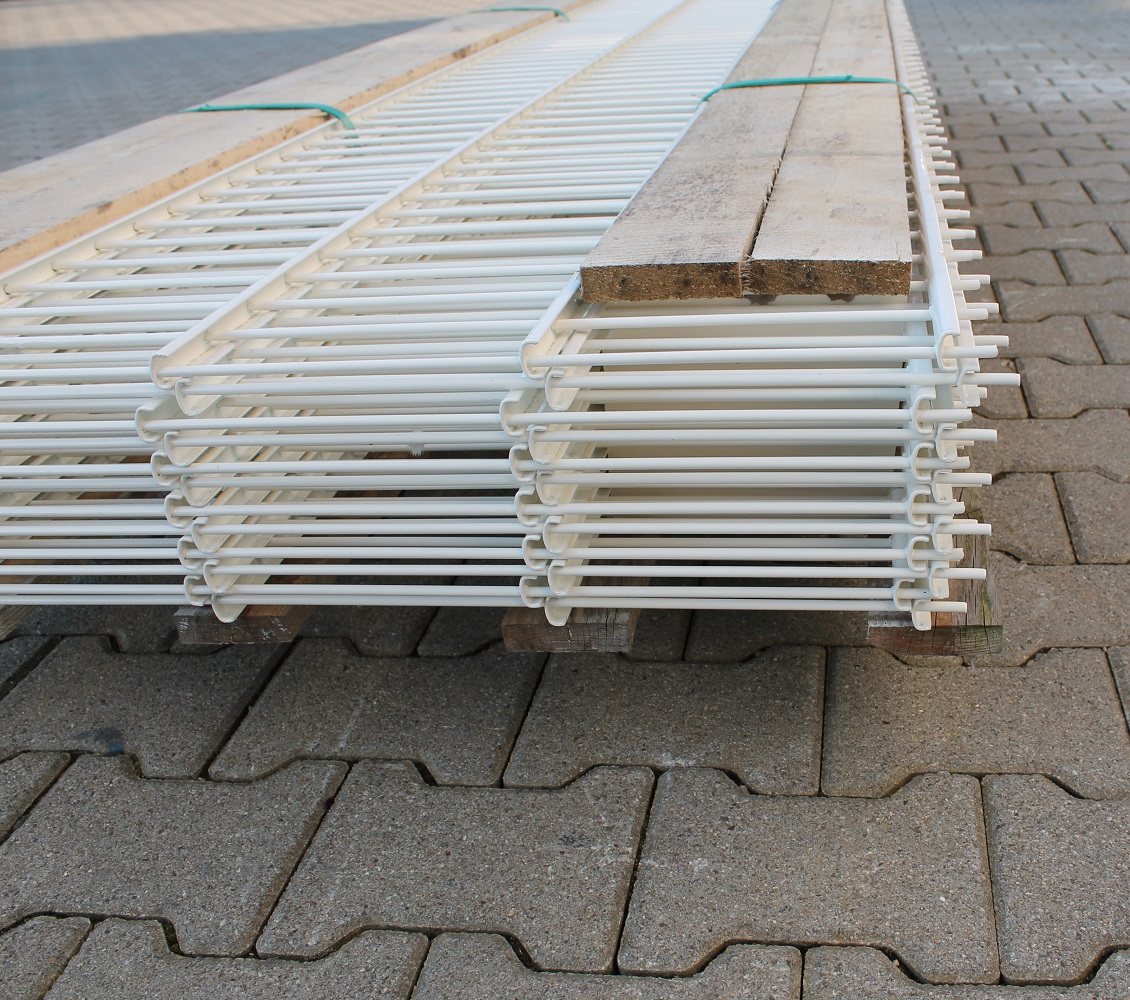 Gitterzaun UNI 830 mm Reinweiß RAL 9010 - 30 m