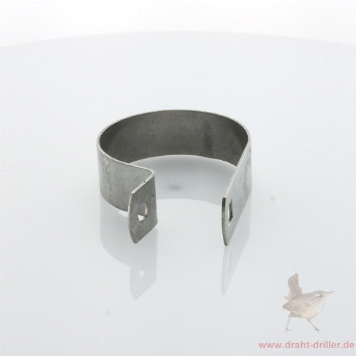 Schelle Ø 060 mm Edelstahl einseitig