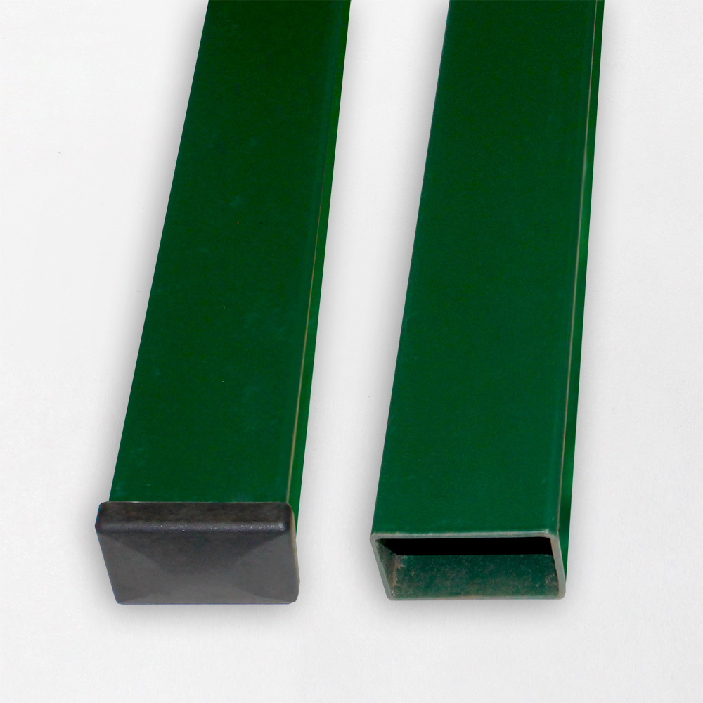 Pfosten 0630 mm 60x40 mm ohne Halter grün