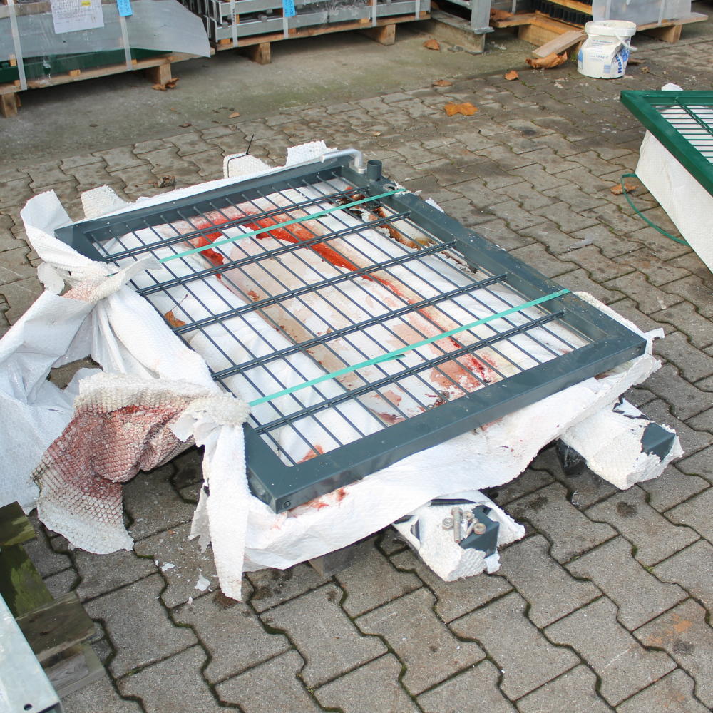 Toranlage 1000 x 1200 mm TANDEMSCHLOSS anthrazit