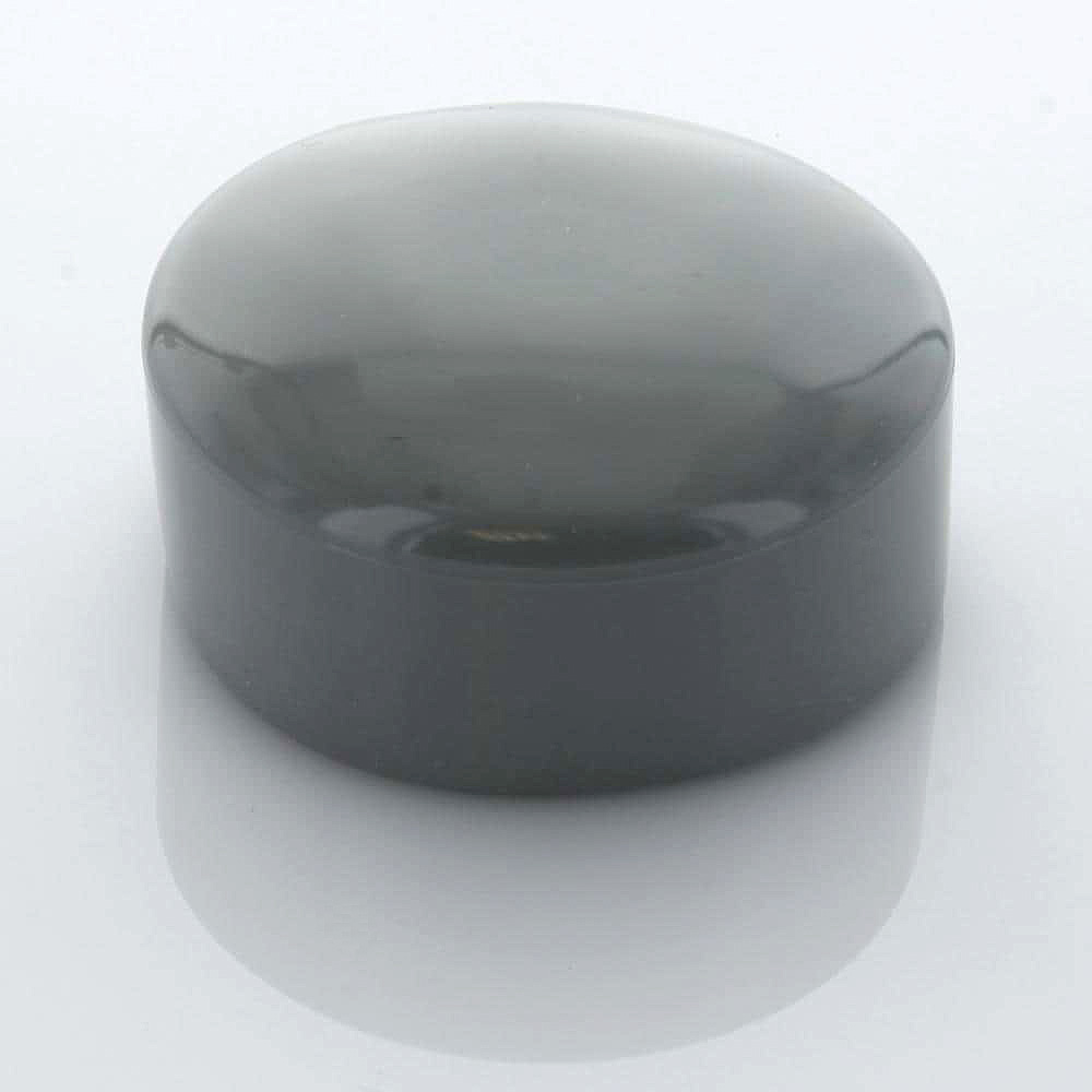 Abdeckkappe grau Ø 76 mm Kunststoff