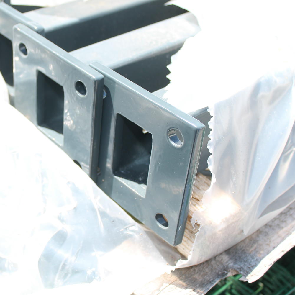 Pfosten Legi 1030 mm anthrazit mit BoPla 100x100 mm