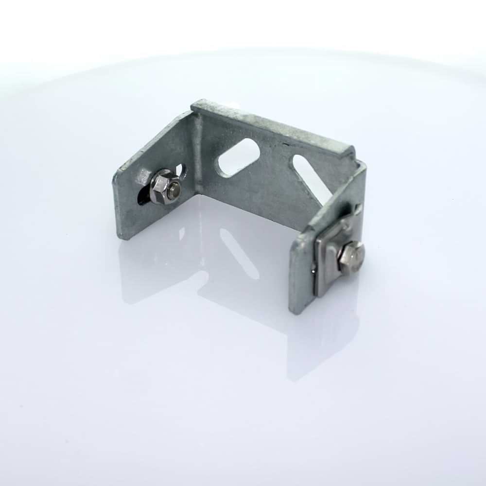 Wandsystem 100 mm Wandanschluss Aluminium