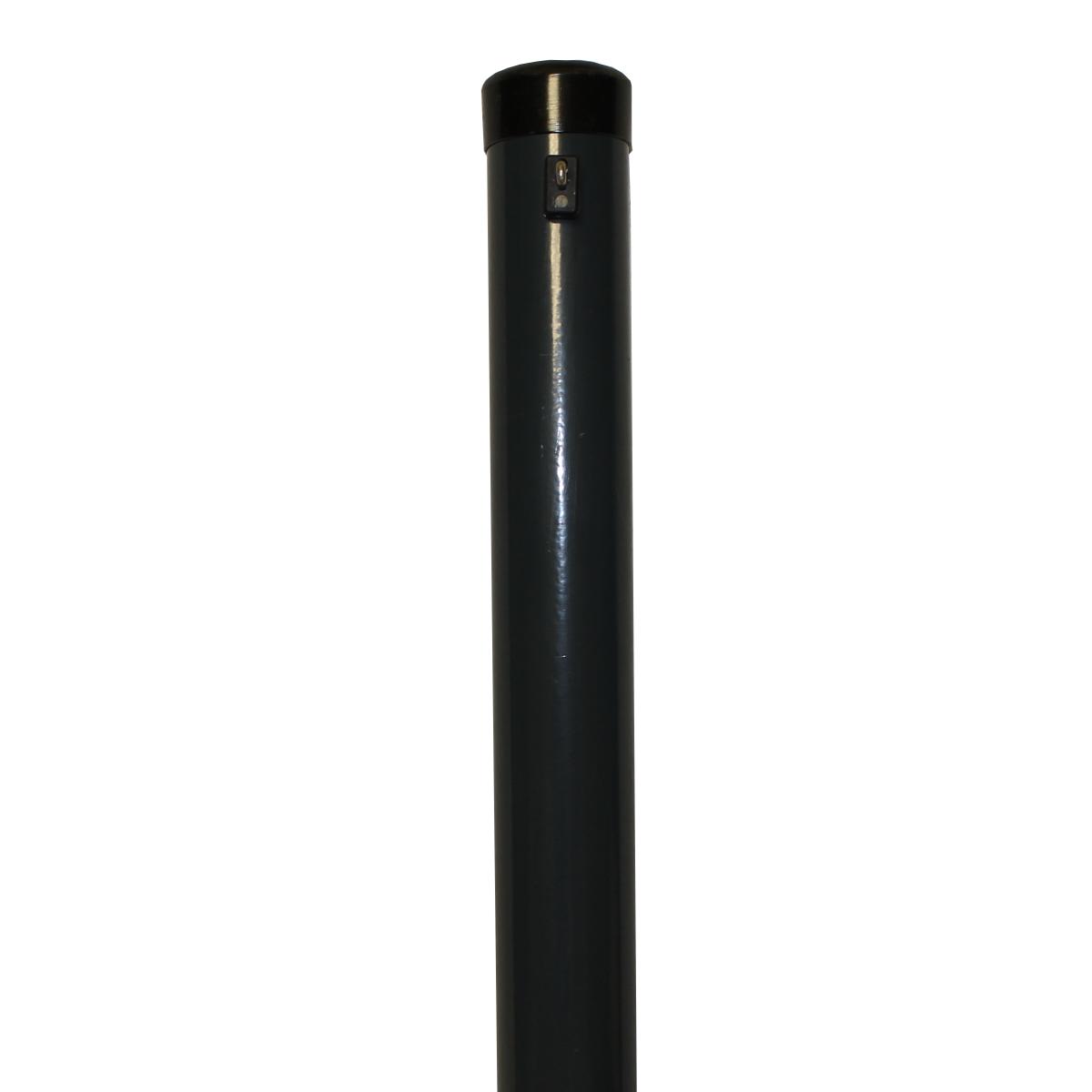 Zaunhöhe 1500 mm, Pfosten anthrazit Ø 60x2000 mm