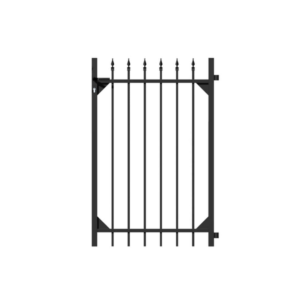 Zaun FREIBURG Torflügel 1flgl 1000x1200 mm anthrazit