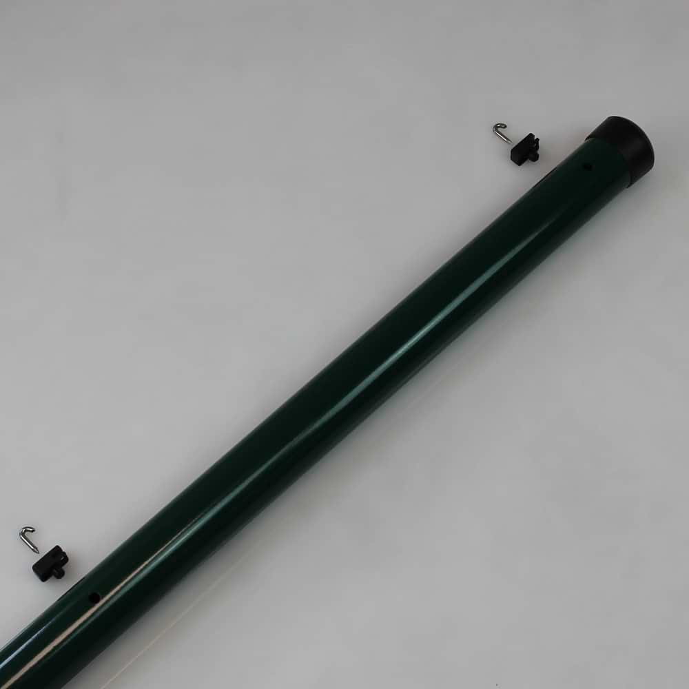 Zaunhöhe 2000 mm, Pfosten grün Ø 48x2750 mm Zaunhöhe 2000 mm, Pfosten grün Ø 48x2750 mm