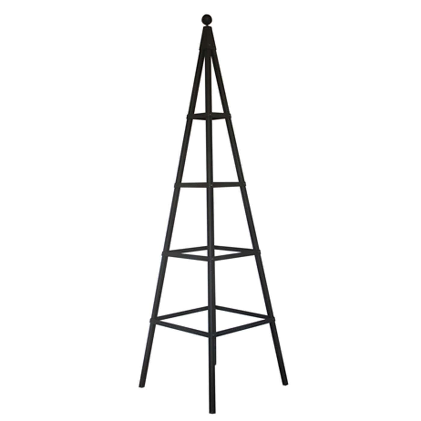 Obelisk Pyramide 2000 x 600 mm schwarz matt