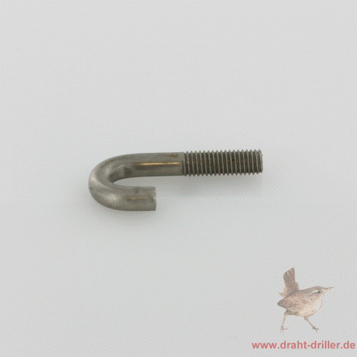 Hakenschraube M8x050, Haken 15 mm, V2A