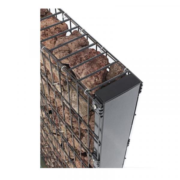 Höhe 1250 mm anthrazit, Gabionenwand Pfosten Zenturo®