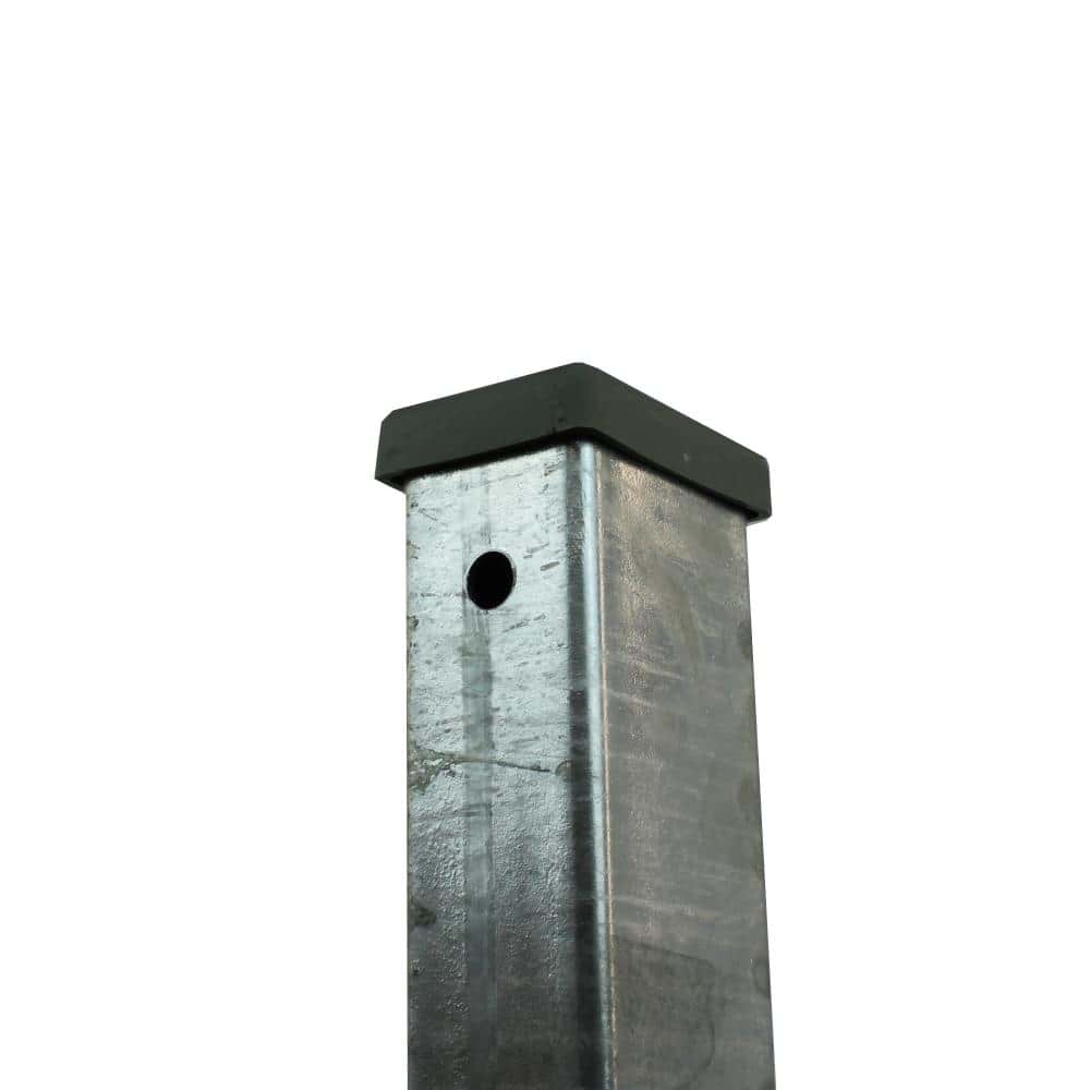 Höhe 0630 mm Flachstab Pfosten verzinkt