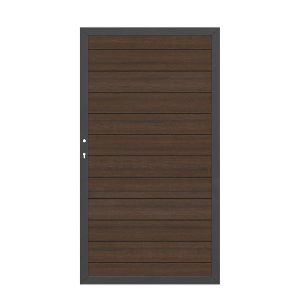 Tor WPC Platinum 0980 x 1800 mm 1flgl. braun