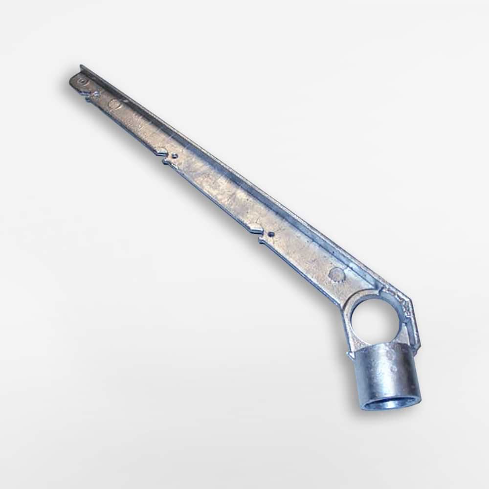 Stacheldrahtabweiser für Ø 042 mm Typ II Aluminium