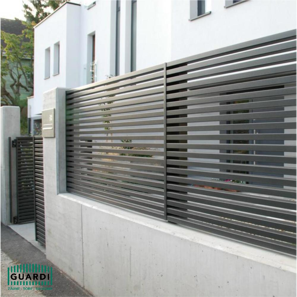 Designzaun Aluminium LINEA