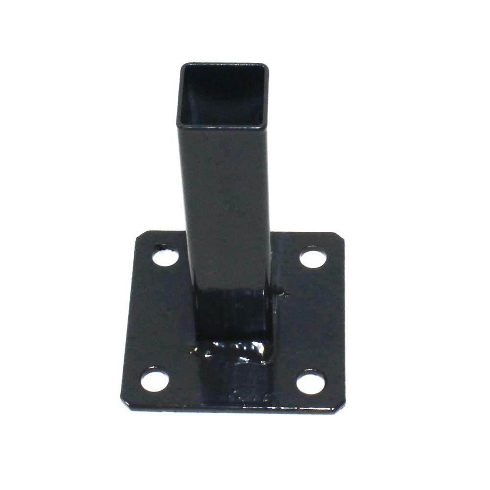 Bodenplatte Anthrazit für Quadratrohr 40x40mm