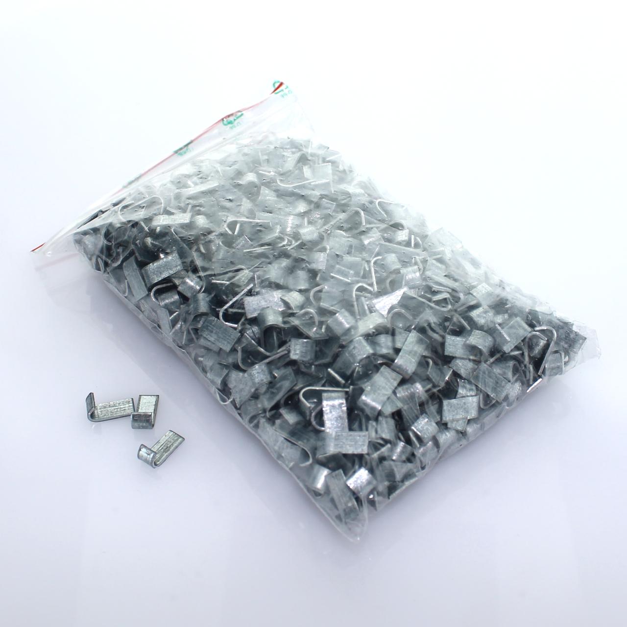 Clipse verzinkt 8 mm breit 1 Kg