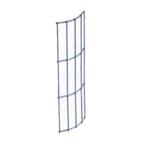 Mauersystem Rundgabione Ø 200 mm x 450 mm Abschlussgitter