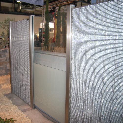 Glaselement 1800 x 1200 mm Anbauelement Glasprofil