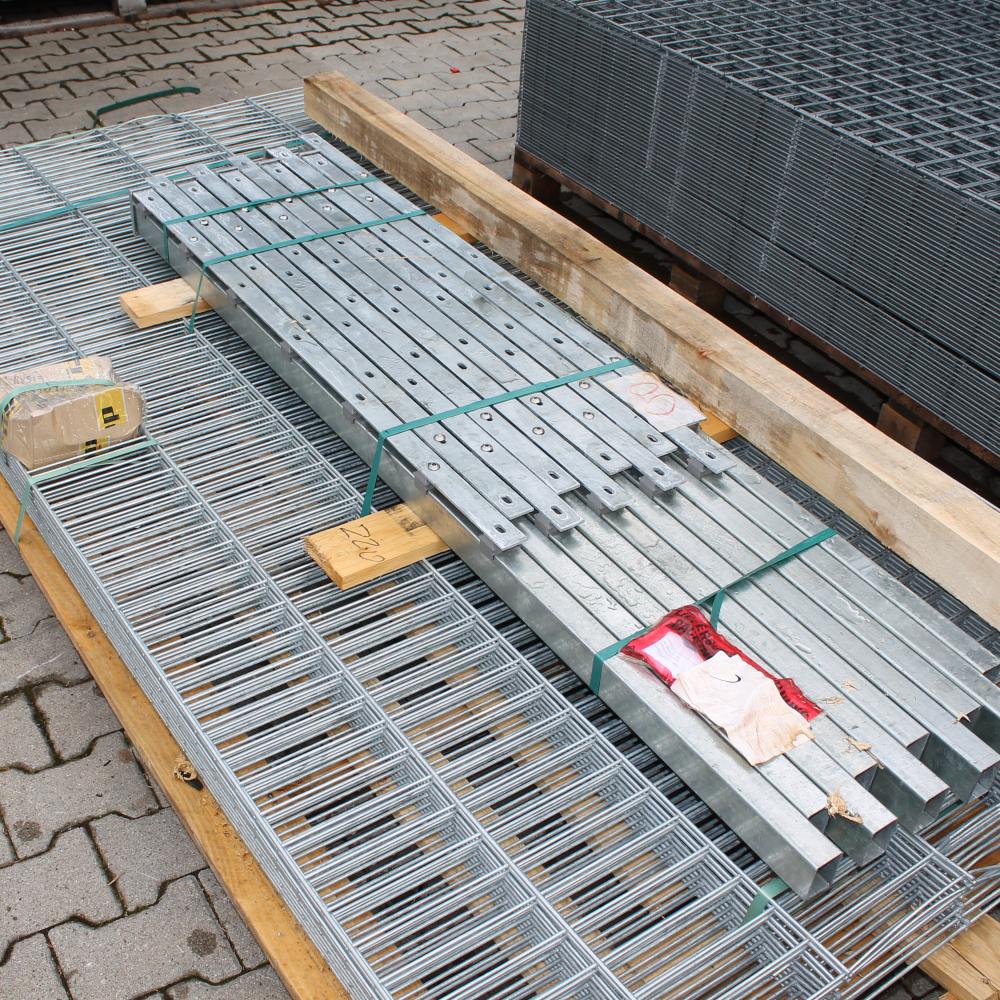 Doppelstabmatten 1230 mm verzinkt - Set 22,5 lfm