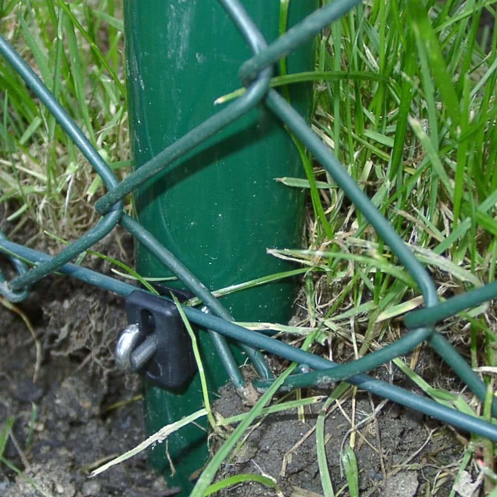 Maschendrahtzaun 1500 mm 60x2,8 grün, Pfosten 48 mm, Set