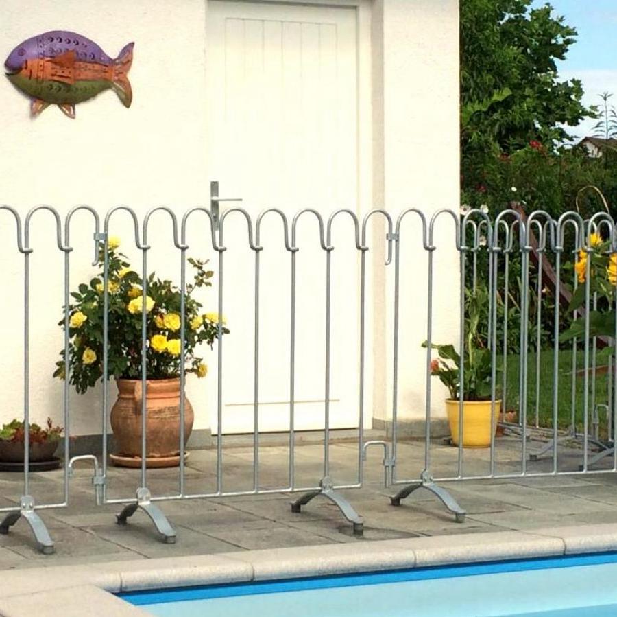 Steckzaun Poolfix Passlement 1000 mm verzinkt