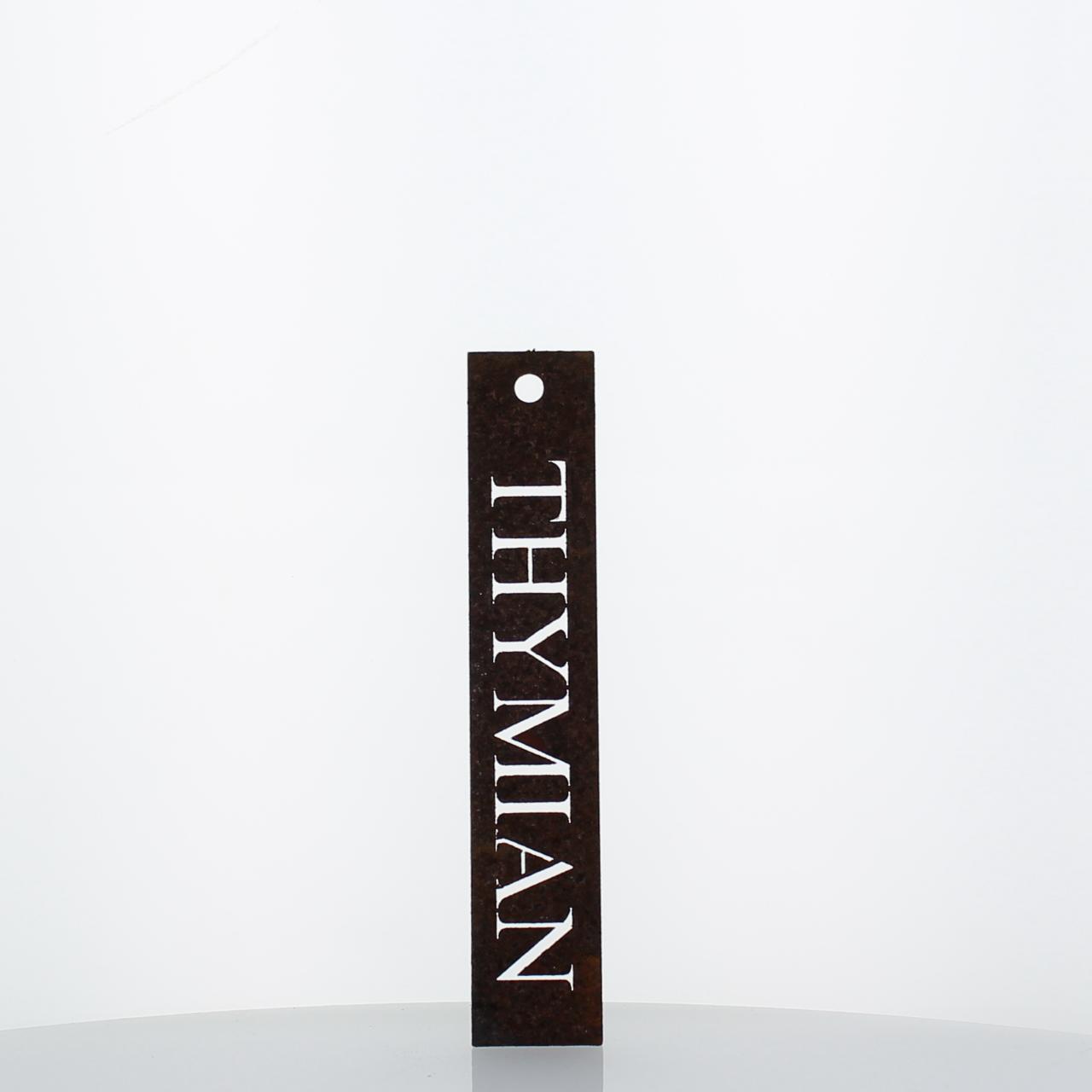 Rost Kräuterschild Thymian